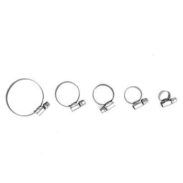 Reliable 60pcs German Type Hose Clamp Set - All Sizes