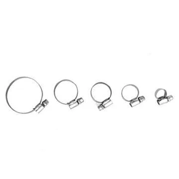 Reliable 60pcs German Type Hose Clamp Set - All Sizes