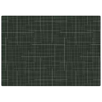 Premium Stylish Foam Play Mat | Cushy-Soft & Thick | Easy-to-Clean, Hypoallergenic, Non-Toxic, Pet-Friendly | One Piece - Large Black Linen