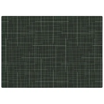 Premium Stylish Foam Play Mat | Cushy-Soft & Thick | Easy-to-Clean, Hypoallergenic, Non-Toxic, Pet-Friendly | One Piece - Large Black Linen