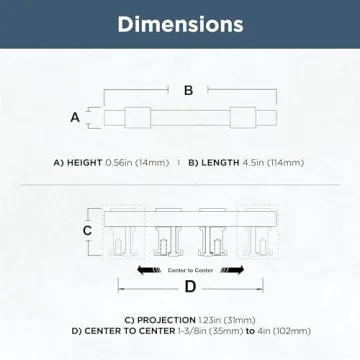 Adjustable Cabinet Handles - Franklin Brass Pulls 5-Pack