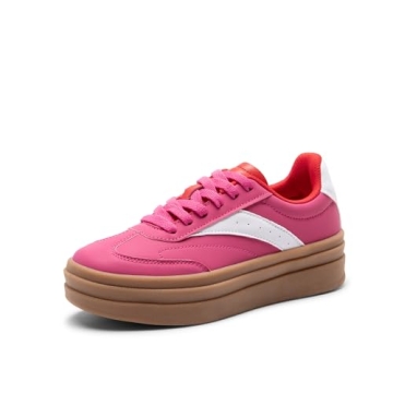 DREAM PAIRS Women's Stylish Platform Sneakers - Comfortable Casual Shoes