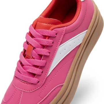 DREAM PAIRS Women's Platform Fashion Sneakers Hot Pink