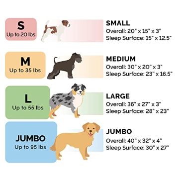 Furhaven Large Dog Bed with Washable Cover - Jumbo Size