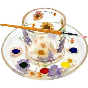 Painter's Cup & Palette Set for Painting Lovers - Ideal Gift for Artists