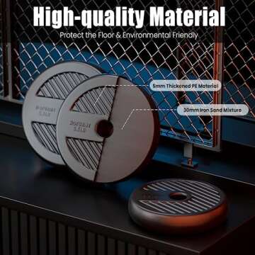 HOFURME Adjustable Dumbbell Set, 33 LBS Free Weights Dumbbells, 4 in 1 Weight Set, Dumbbell, Barbell, Kettlebell and Push-up, Home Gym Fitness Workout Equipment for Men and Women