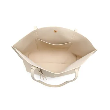 Dreubea Women's Soft Faux Leather Tote Shoulder Bag