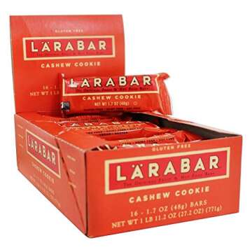 Larabar Cashew Cookie Cad Size, 1.7 Ounce Each, 16 Count (Pack of 1)