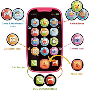 HOLA Educational Toy Phone for Toddlers - Fun Learning Gift