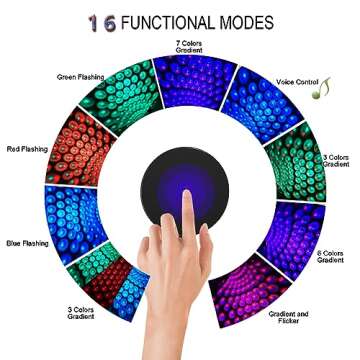 Car Roof Night Light, Car Lights Inside Your Car Auto Ceiling Interior Lights Portable Adjustable US...