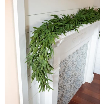 Real Touch Norfolk Pine Garland - 72 Inches
