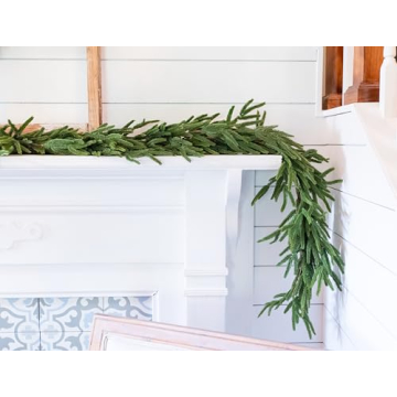 Real Touch Norfolk Pine Garland - 72 Inches