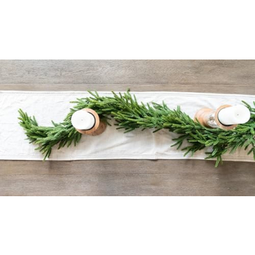 Real Touch Norfolk Pine Garland - 72 Inches