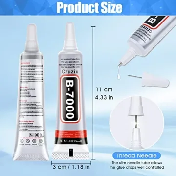 B-7000 Glue Clear for Crafts, Jewelry and Repairs