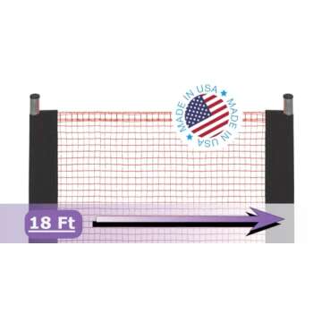 Kidkusion Driveway Safety Net | Not Retractable | Orange | 18' | Outdoor Barrier; Playtime Safety; Yard Safety