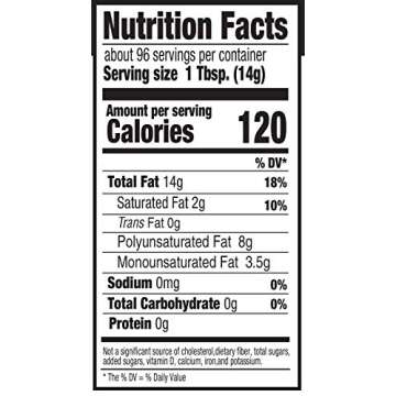 Amazon Brand - Happy Belly Soybean Vegetable Oil, 48 fl oz (Pack of 1)