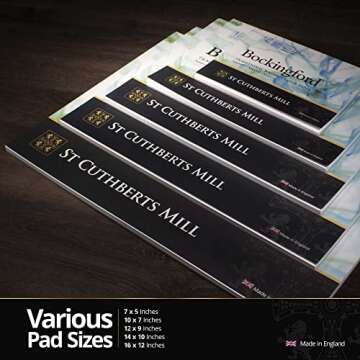 St. Cuthberts Mill Bockingford Watercolor Paper Pad - 16x12