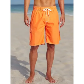 Kanu Surf Men's Barracuda Swim Trunks - Stylish & Quick-Drying