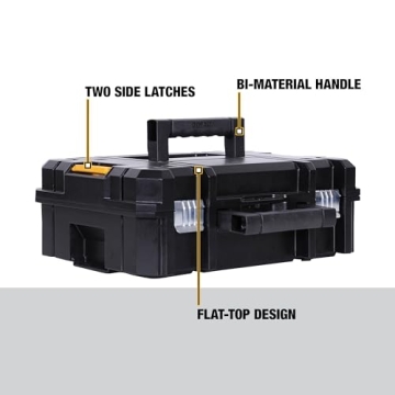 Durable DEWALT TSTAK II Tool Box - 66 lbs Capacity