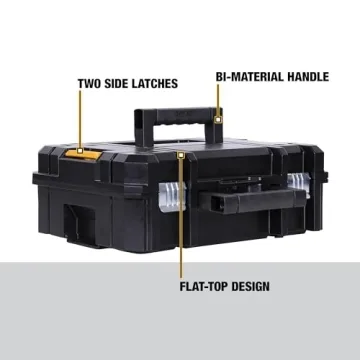 Durable DEWALT TSTAK II Tool Box - 66 lbs Capacity