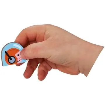 Janod - Magneti'Book Universe - 70 - Part Educational Magnetic Game Teaches Fine Motor Skills and Imagination - Suitable for Ages 3 and Up, J02589, White