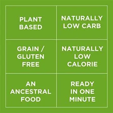 Miracle Noodle Organic Ready To Eat Angel Hair Style Noodle, Plant Based, Gluten Free, Shirataki Rice, Keto and Paleo Friendly, 7 Ounce (Pack of 6)