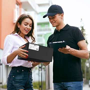 UCGOU Poly Mailers 19x24 Inch Black 100 Pack Extra Large Shipping Bags Strong Thick Mailing Envelopes Self Seal Adhesive Waterproof and Tear Proof Boutique Postal for Clothing Quilt and More