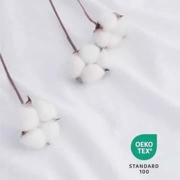 Bedsure 100% Washed Cotton Duvet Cover Full - Bright White Minimalist Duvet Cover for All Seasons - GentleSoft™ Plain Simple Cotton Bedding Set with 2 Pillow Shams (Bright White, Full, 80"x90")