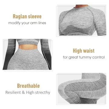 JOYMODE Seamless High Waist Workout Set for Women