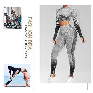 JOYMODE Seamless High Waist Workout Set for Women