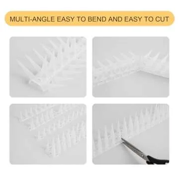 OFFO Bird Spikes, Effective Bird Control Device Outdoor