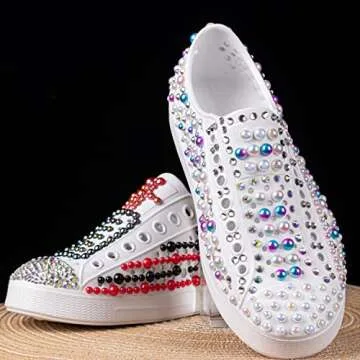 4000PCS Flatback Rhinestones & Pearls Kit for Crafts