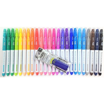 Pilot FriXion Erasable Marker Pen Set 24 Colors with Case