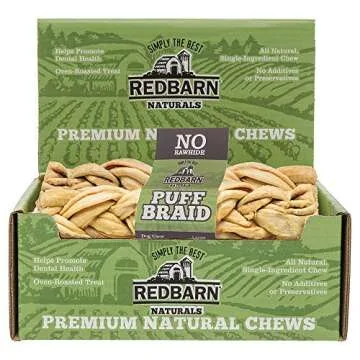Healthy Redbarn Puff Braid Dog Treats for All Dogs