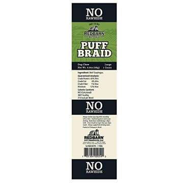 Healthy Redbarn Puff Braid Dog Treats for All Dogs
