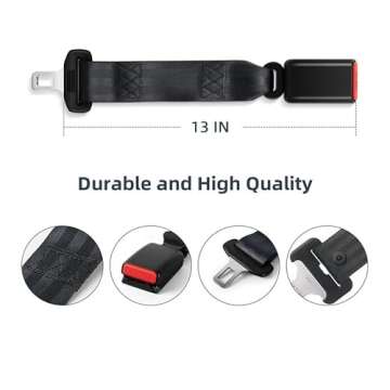 2 Pcs Original Belt Cup Extensions Slot, Universal Restrictor for Most CarsMake Your Driving More Co...