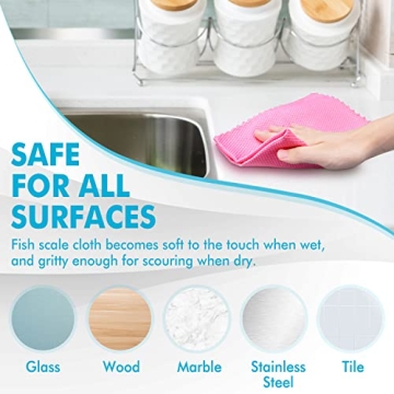 Streak Free Miracle Microfiber Cleaning Cloths Pack of 6