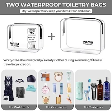 YAMIU Packing Cubes for Easy Travel Organization