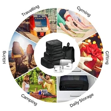 YAMIU Packing Cubes for Easy Travel Organization