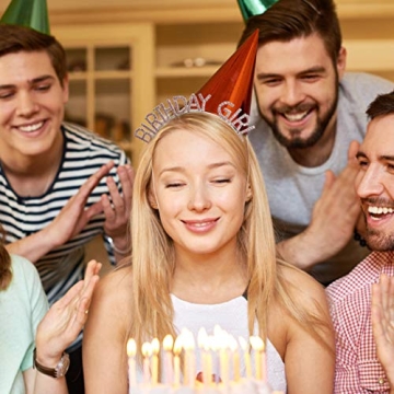 Stylish Birthday Girl Headband with Sparkling Rhinestones