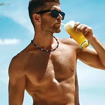 4 Pcs Puka Shell Necklaces - Stylish Beach Jewelry Set