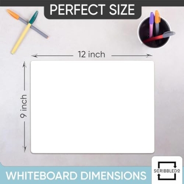 Portable 9x12 Inch Dry Erase Whiteboard for Learning & Creativity