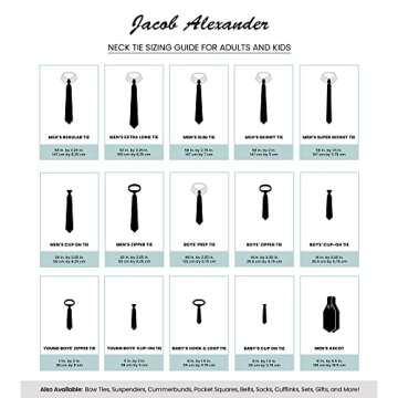 Jacob Alexander Solid Color Men's Regular Tie - Navy Blue