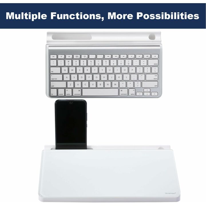 Small Glass Whiteboard - TSJ OFFICE Desk Organizer