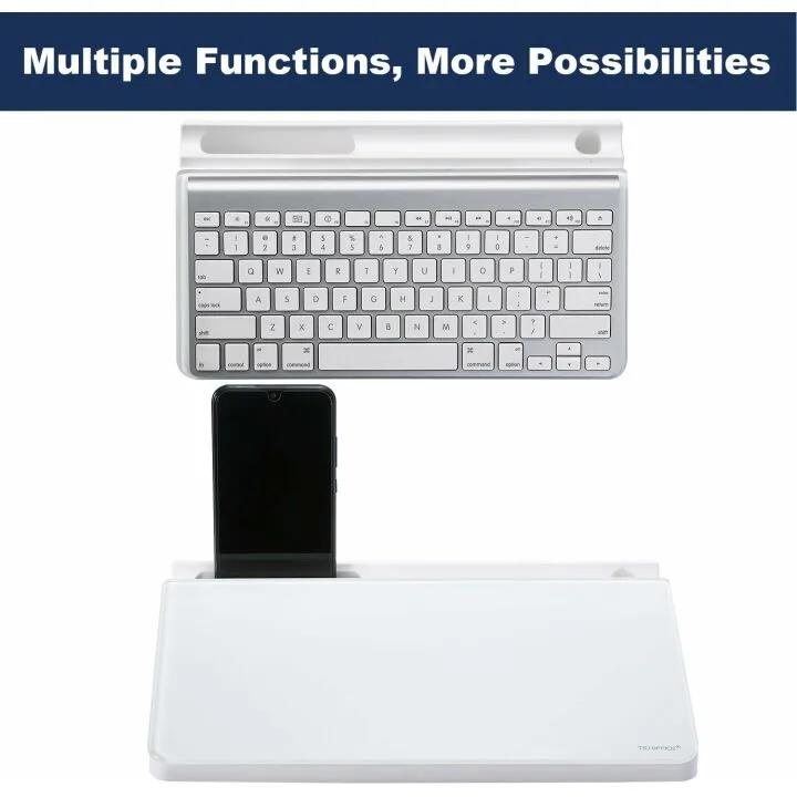 Small Glass Whiteboard - TSJ OFFICE Desk Organizer