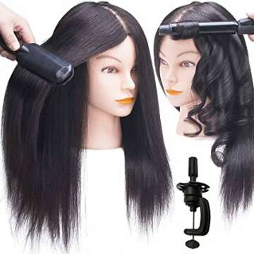 SILKY Training Mannequin Head for Hairdressers