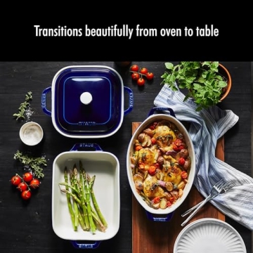 Staub Ceramics 4-pc Baking Pans Set for Stylish Cooking