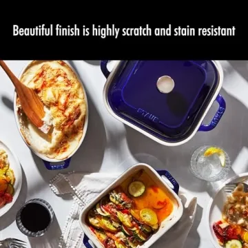 Staub Ceramics 4-pc Baking Pans Set for Stylish Cooking