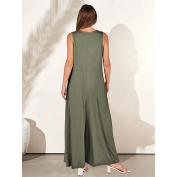 ANRABESS Women's Casual Summer Jumpsuit with Pockets