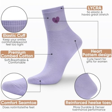 Cute and Comfortable Cotton Socks for Women Gift Boxed
